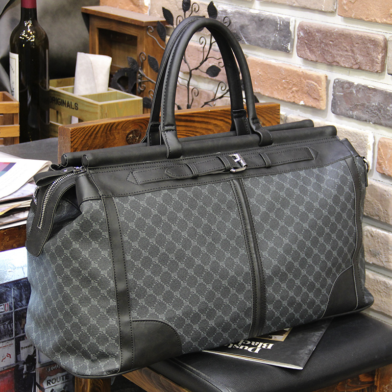 Travel Accessories Bag For Men - Fashion Plaid Travel Bag Men Handbag