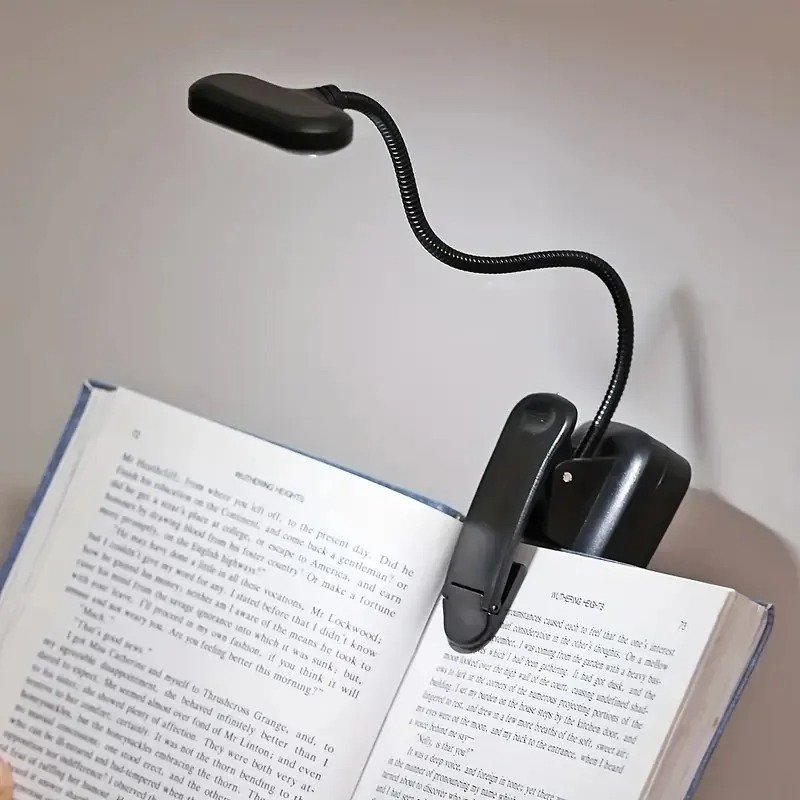 Mini LED Book Light with Clip, - Book Light Flexible ulasan dan harga