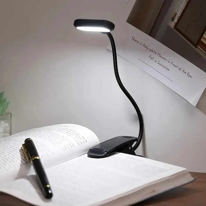 Mini LED Book Light with Clip, - Book Light Flexible ulasan dan harga