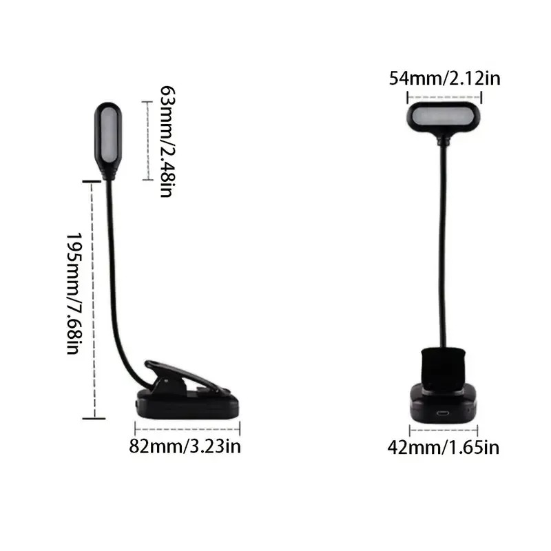 Mini LED Book Light with Clip, - Book Light Flexible ulasan dan harga