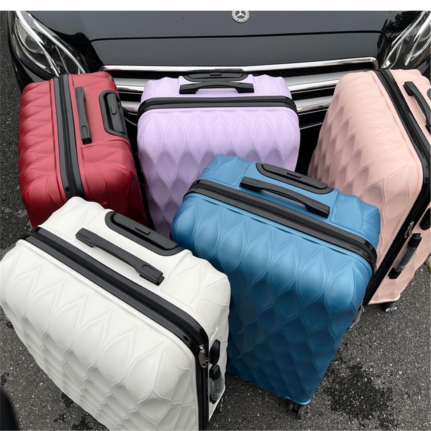 Four-Piece Set ABS Universal W - Luggage Wheel Replacement ulasan dan harga