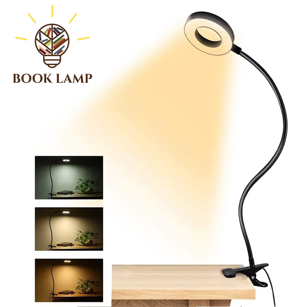48 LEDs Clip on Desk Lamp 360° - Book Light Flexible ulasan dan harga