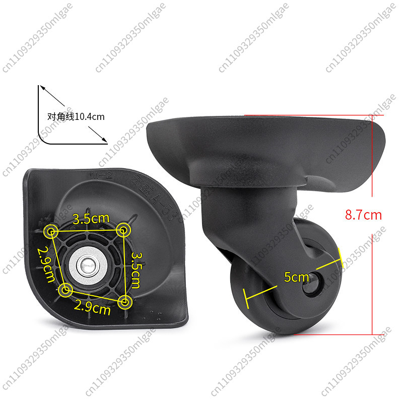 For TS50 Universal Wheels Repl - Luggage Wheel Replacement ulasan dan harga