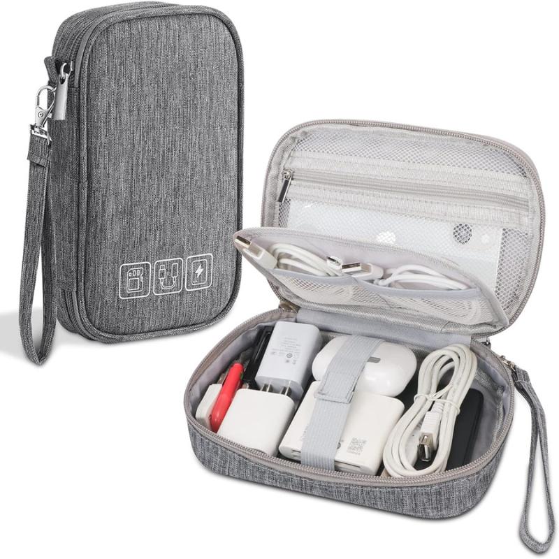 【C】Cable Storage Bag Electroni - Travel Accessories Inc ulasan dan harga
