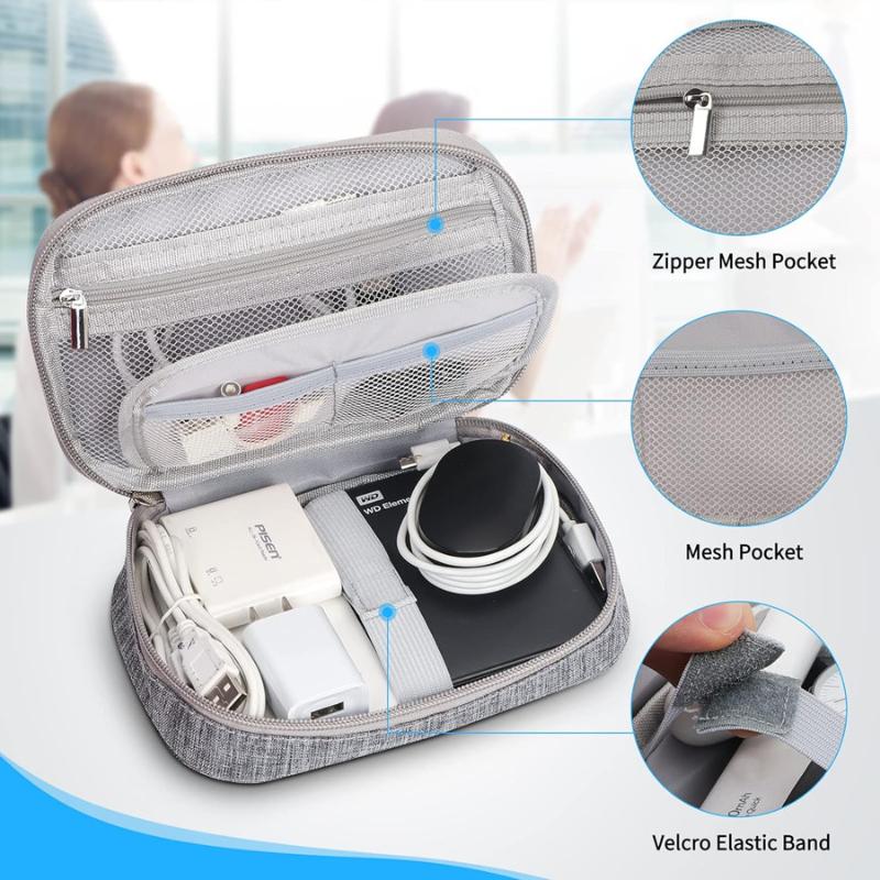 【C】Cable Storage Bag Electroni - Travel Accessories Inc ulasan dan harga
