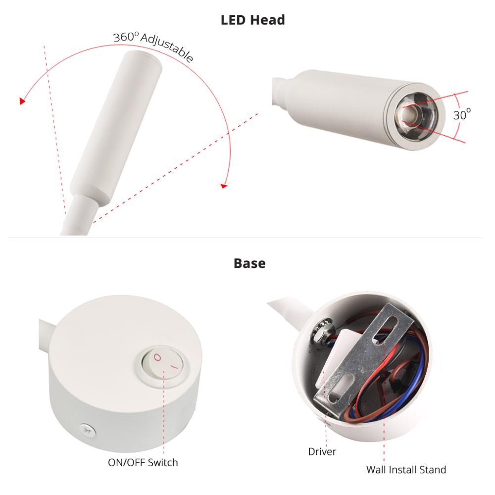 Bedside Working Study Reading  - Book Light Flexible ulasan dan harga