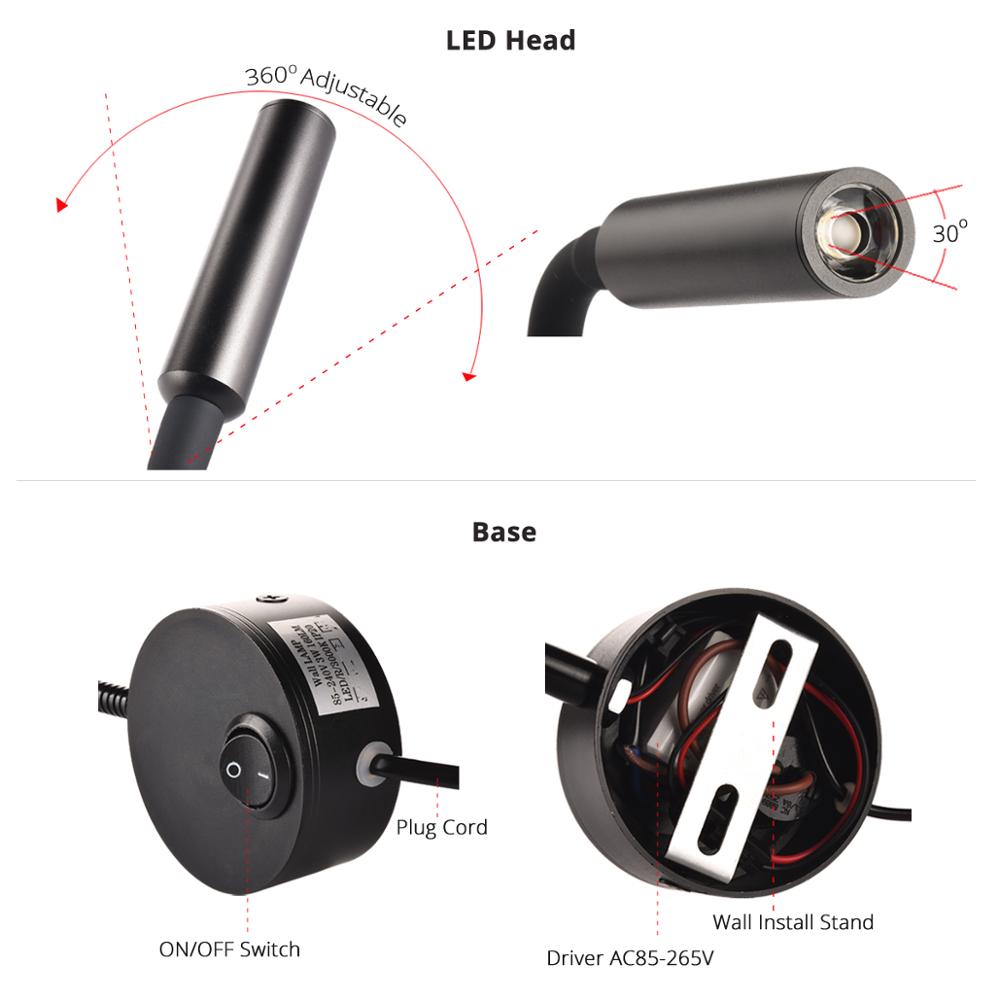 Bedside Working Study Reading  - Book Light Flexible ulasan dan harga