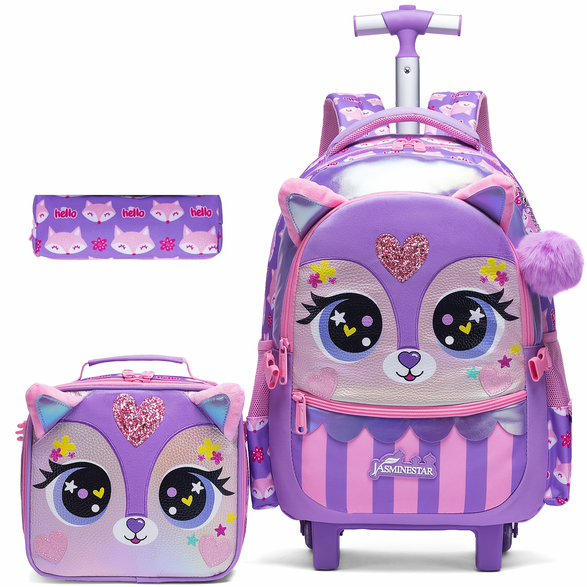 Kids Rolling Backpack for Girl - Luggage Wheel Replacement ulasan dan harga