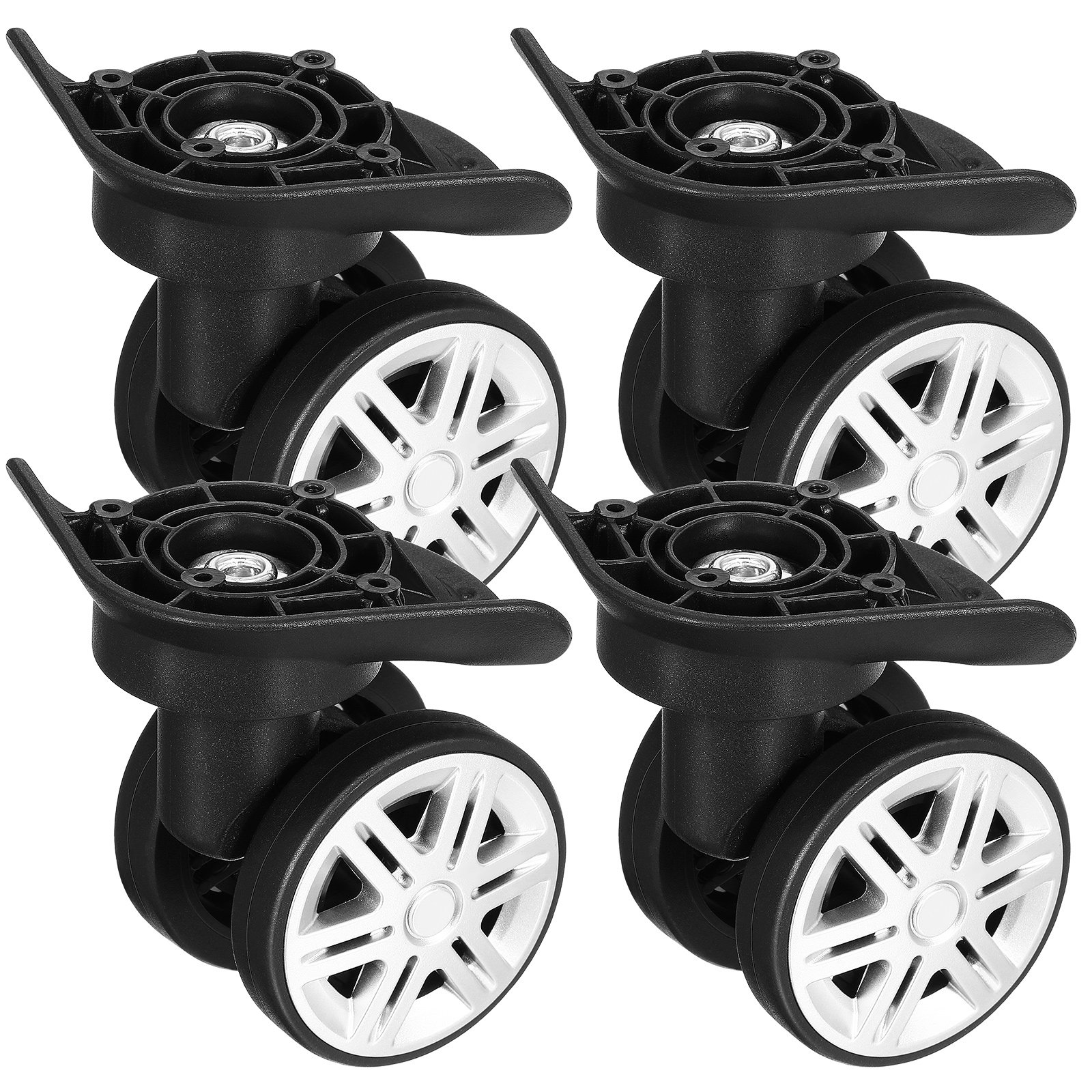 4Pcs Suitcase Repair Wheels Un - Luggage Wheel Replacement ulasan dan harga