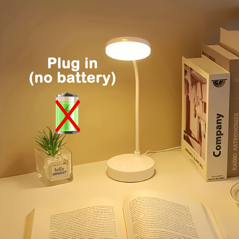 LED Desk Lamp With USB Chargin - Book Light Flexible ulasan dan harga