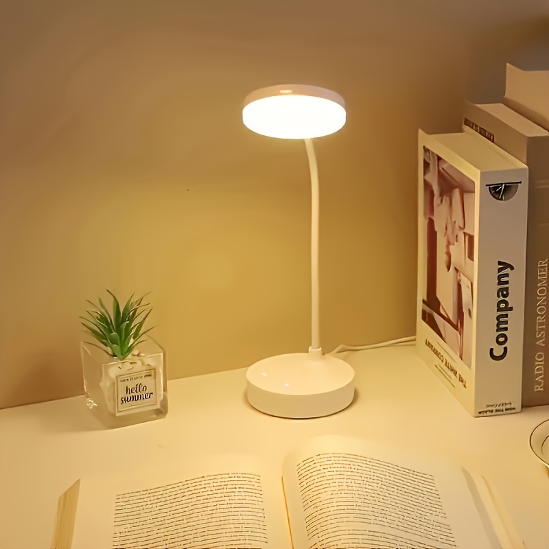 LED Desk Lamp With USB Chargin - Book Light Flexible ulasan dan harga