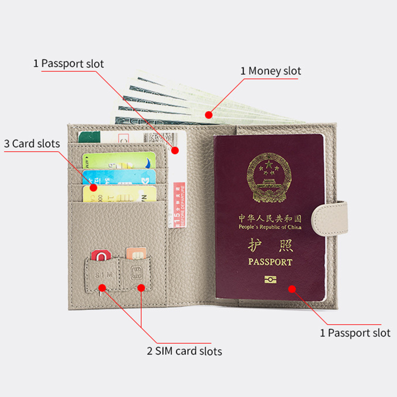 Genuine Cow Leather Passport H - Travel Accessories Bag For Men ulasan dan harga