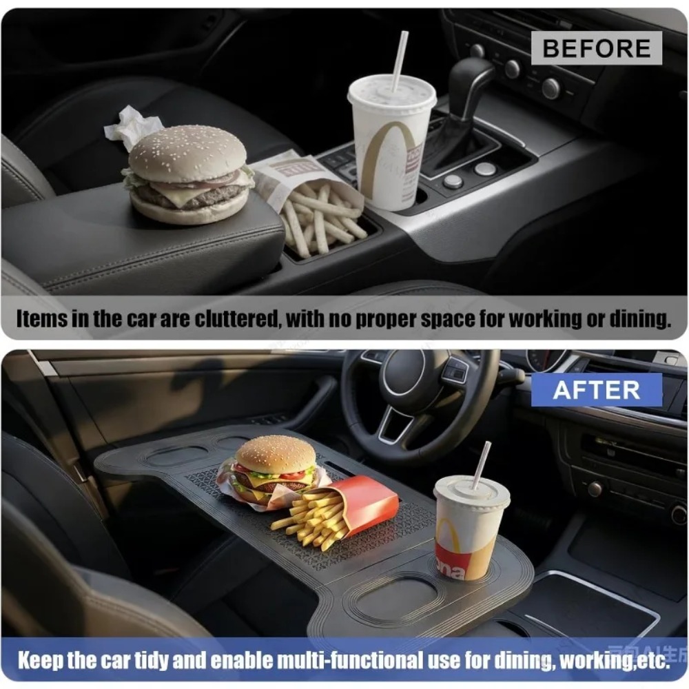 Car Laptop Tray Foldable Steer - Travel Accessories For Road Trip ulasan dan harga