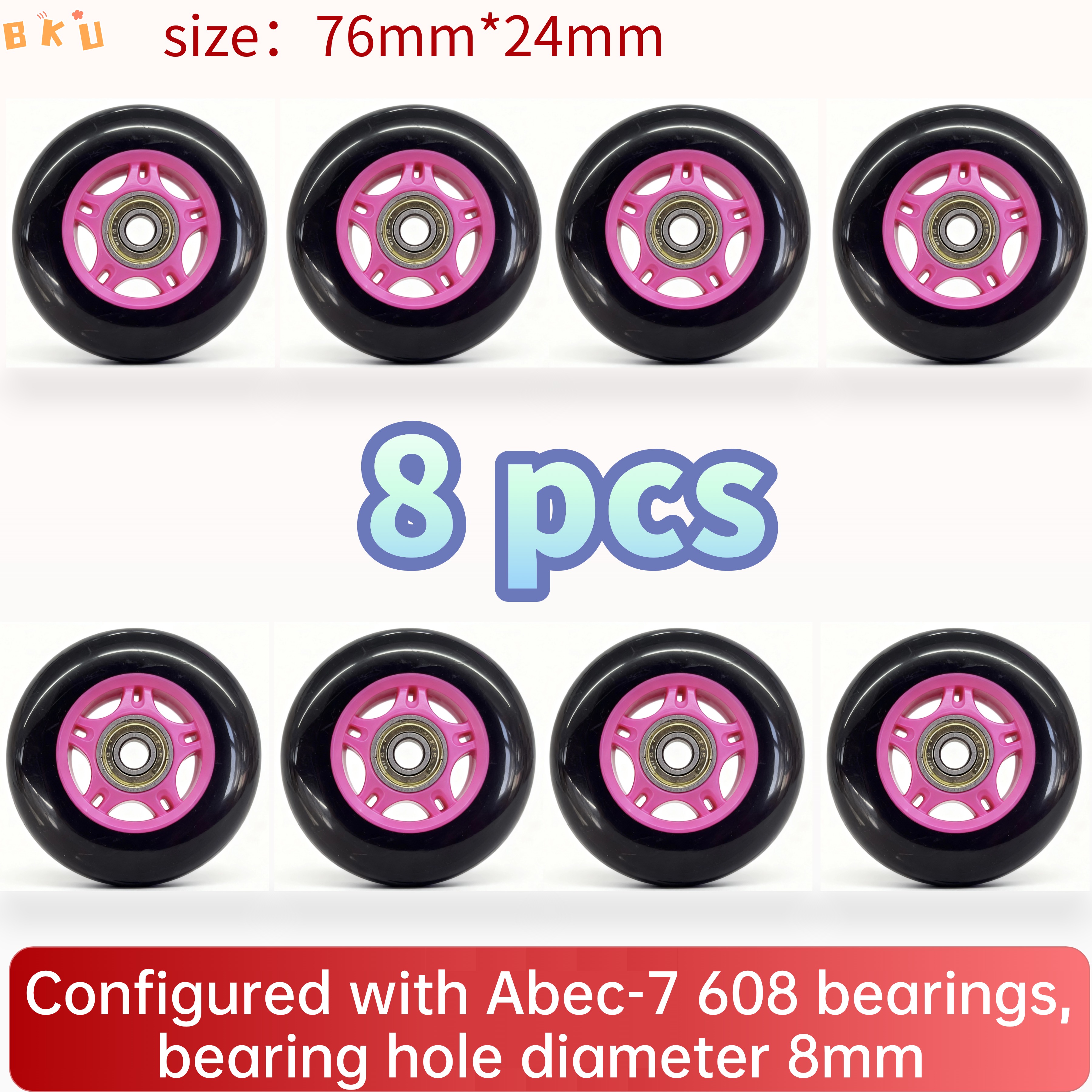 8-Piece PU Replacement Wheels  - Luggage Wheel Replacement ulasan dan harga