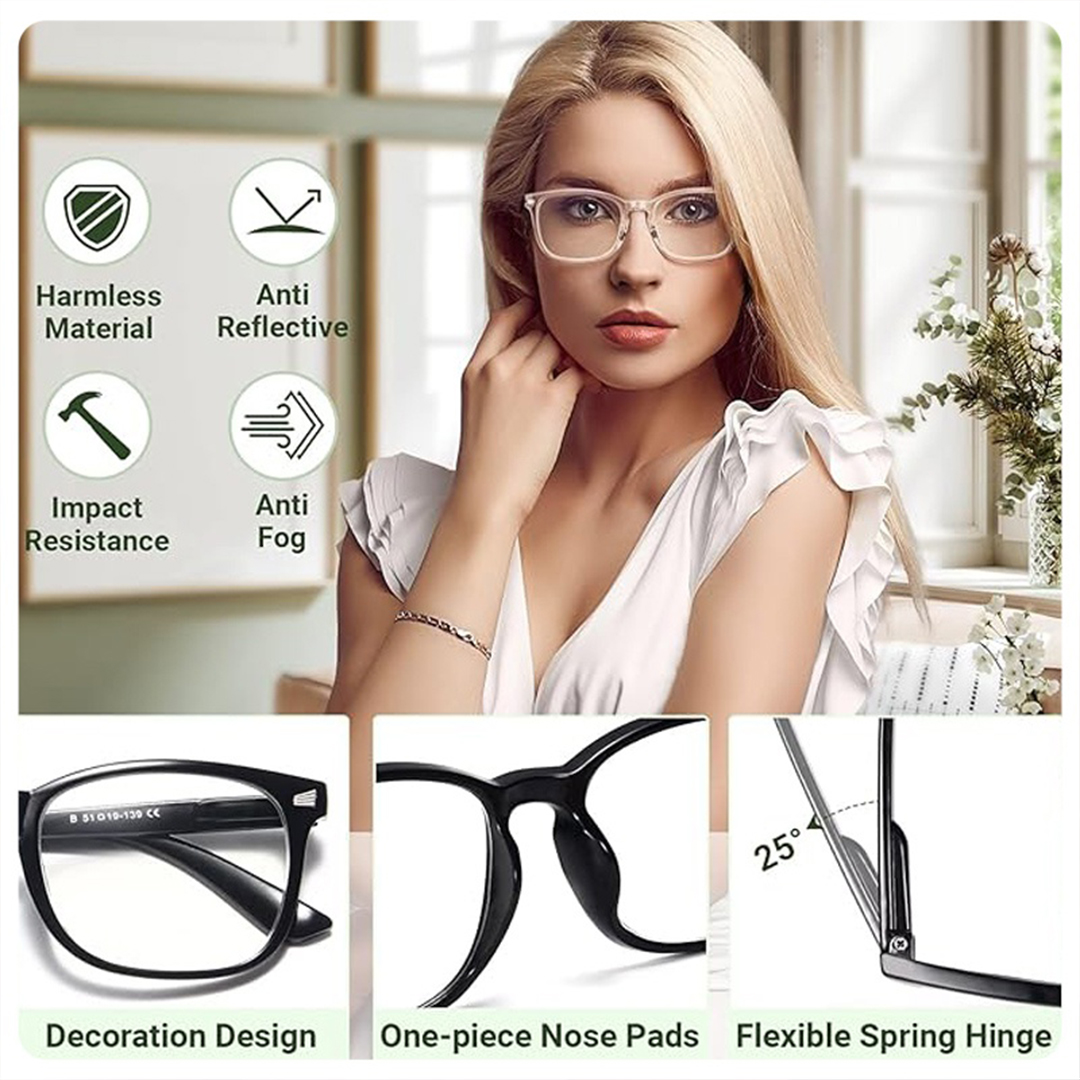 Photochromic Reading Glasses f - Book Light Flexible ulasan dan harga
