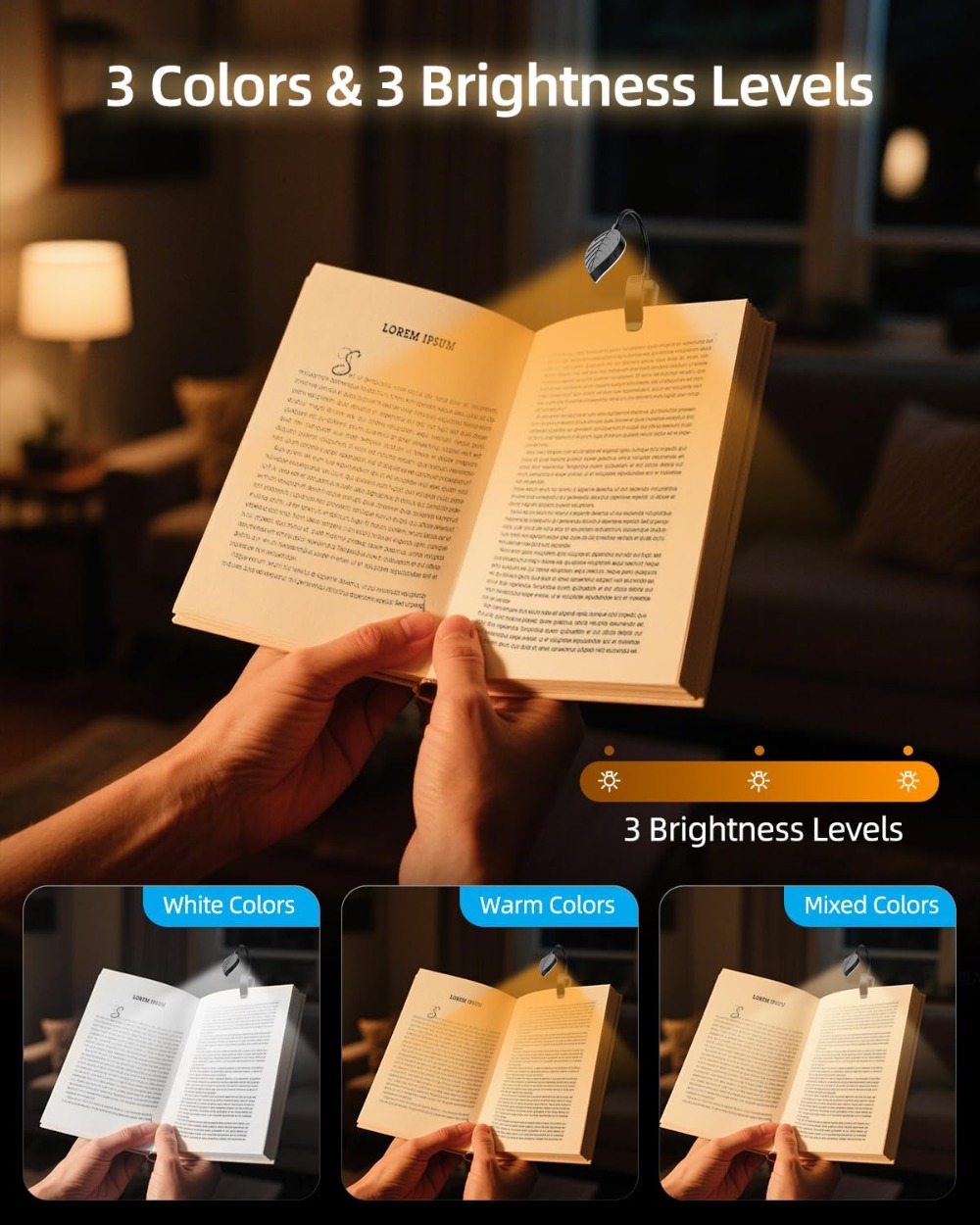 Rechargeable Book Light for Re - Book Light Flexible ulasan dan harga