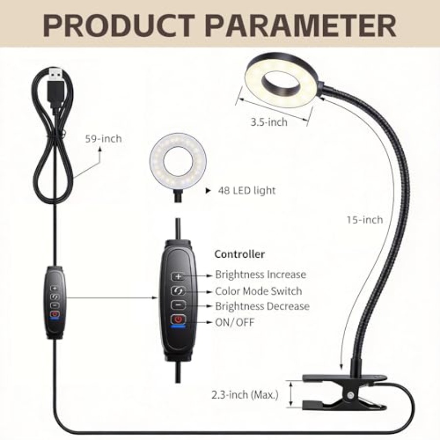 Clip on Light, LED Book Light  - Book Light Flexible ulasan dan harga