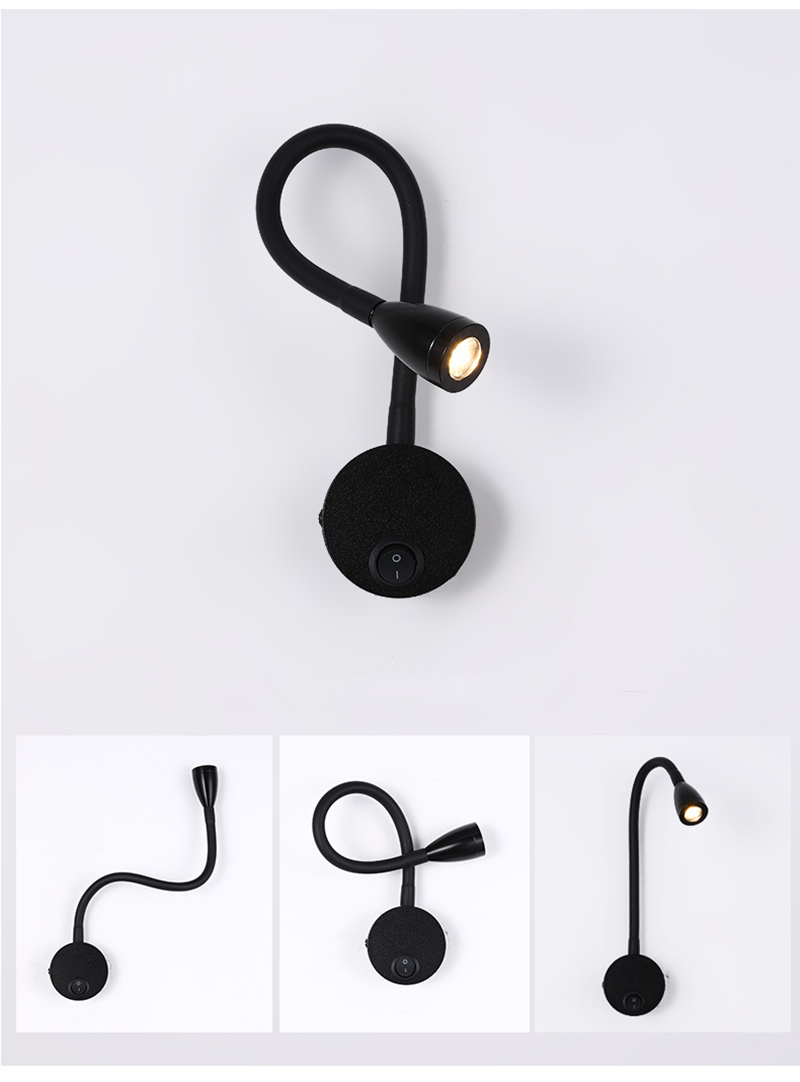 Gooseneck Reading Wall Lamp LE - Book Light Flexible ulasan dan harga