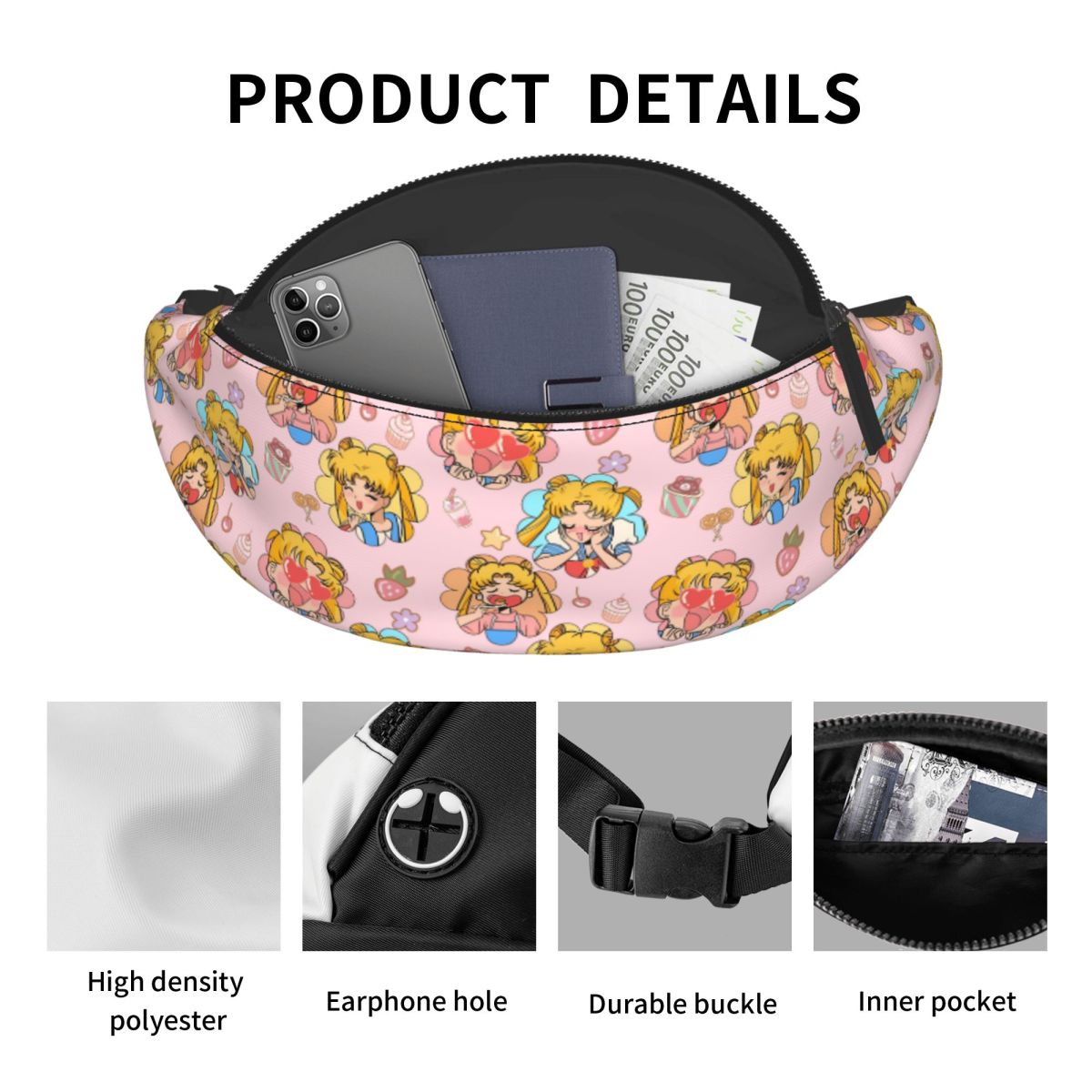 Custom Fashion S-Sailors M-Moo - Travel Accessories Bag For Men ulasan dan harga