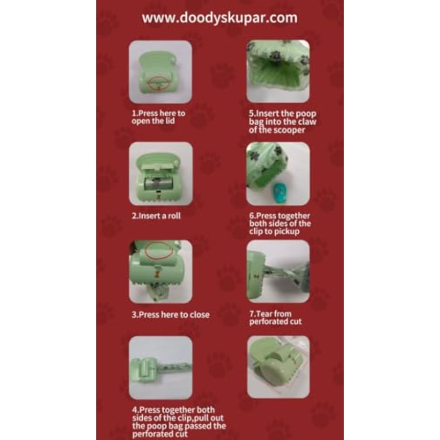 Portable Pooper Scooper High-T - Travel Accessories Under $5 ulasan dan harga