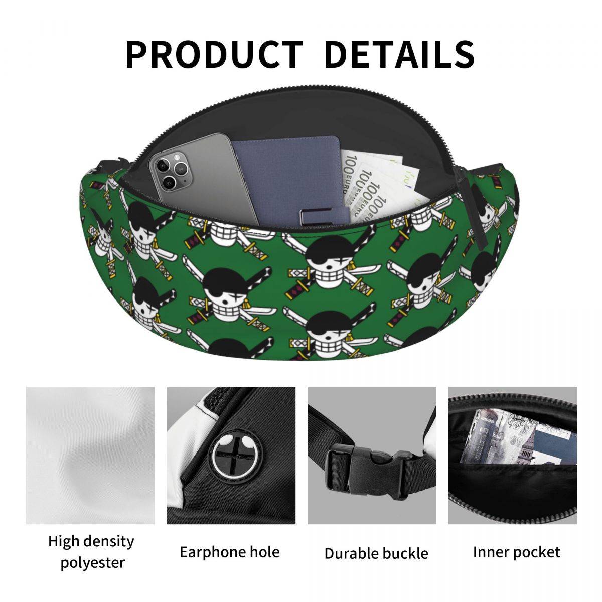 Custom Classic Anime Z-Zoroes  - Travel Accessories Bag For Men ulasan dan harga